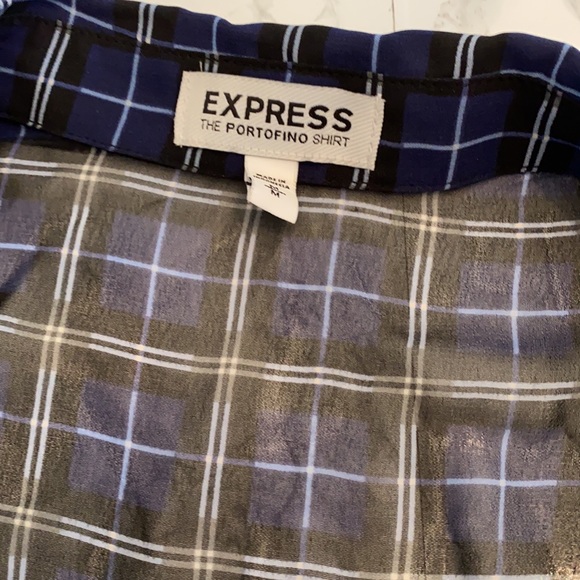 Express Sheer Button Up - Picture 2 of 3